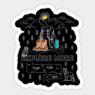 Explore More Sticker